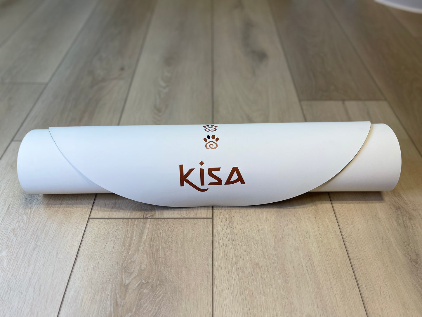 White Rounded Corners Yoga Mat