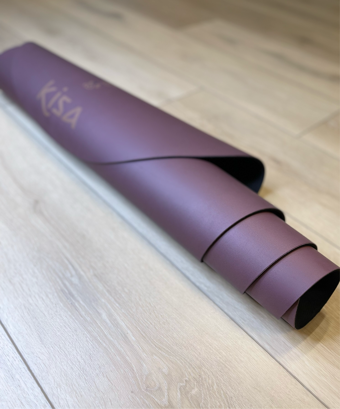 Purple Rounded Corners Yoga Mat