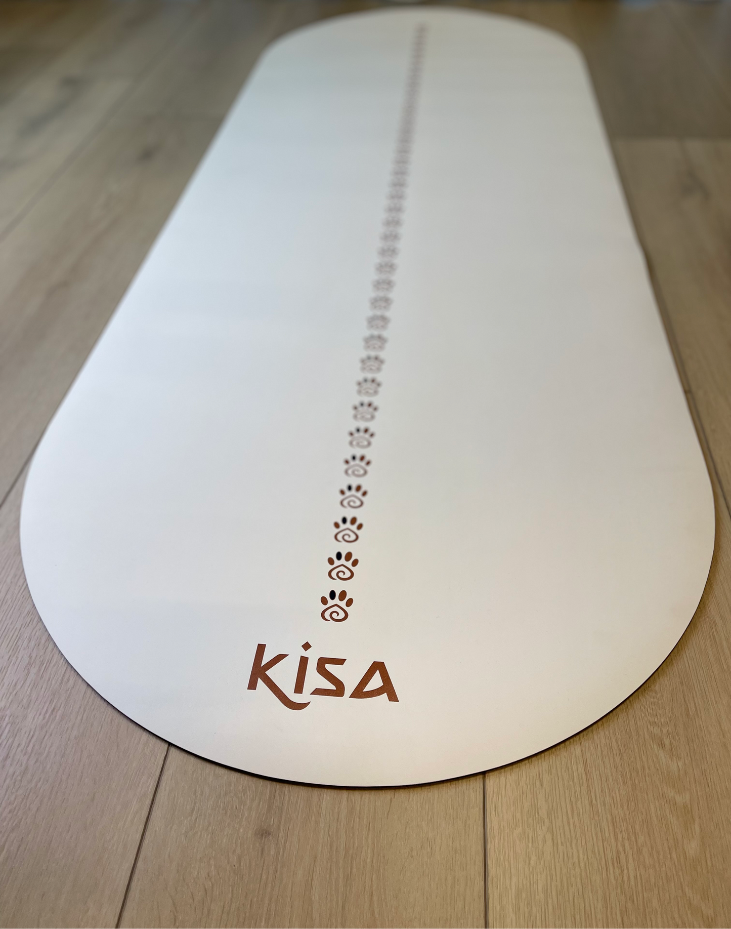 White Rounded Corners Yoga Mat