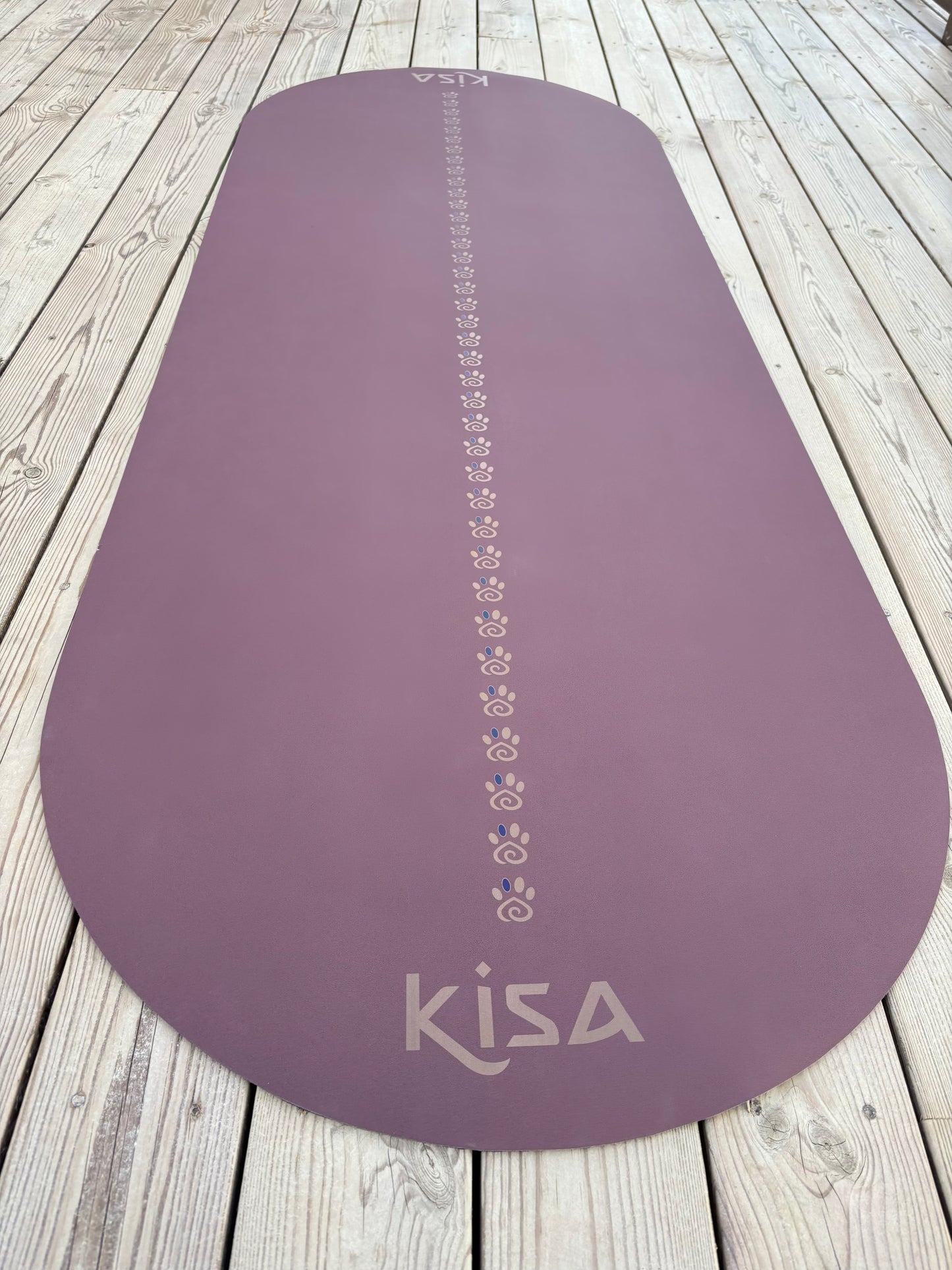 Purple Rounded Corners Yoga Mat